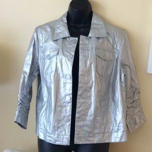 SHINY SILVER 💞PETER NYGARD💞Jacket